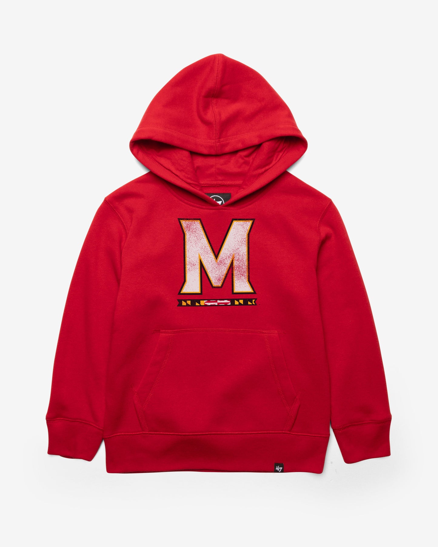 MARYLAND TERRAPINS DISTRESSED IMPRINT '47 KID'S HEADLINE HOOD