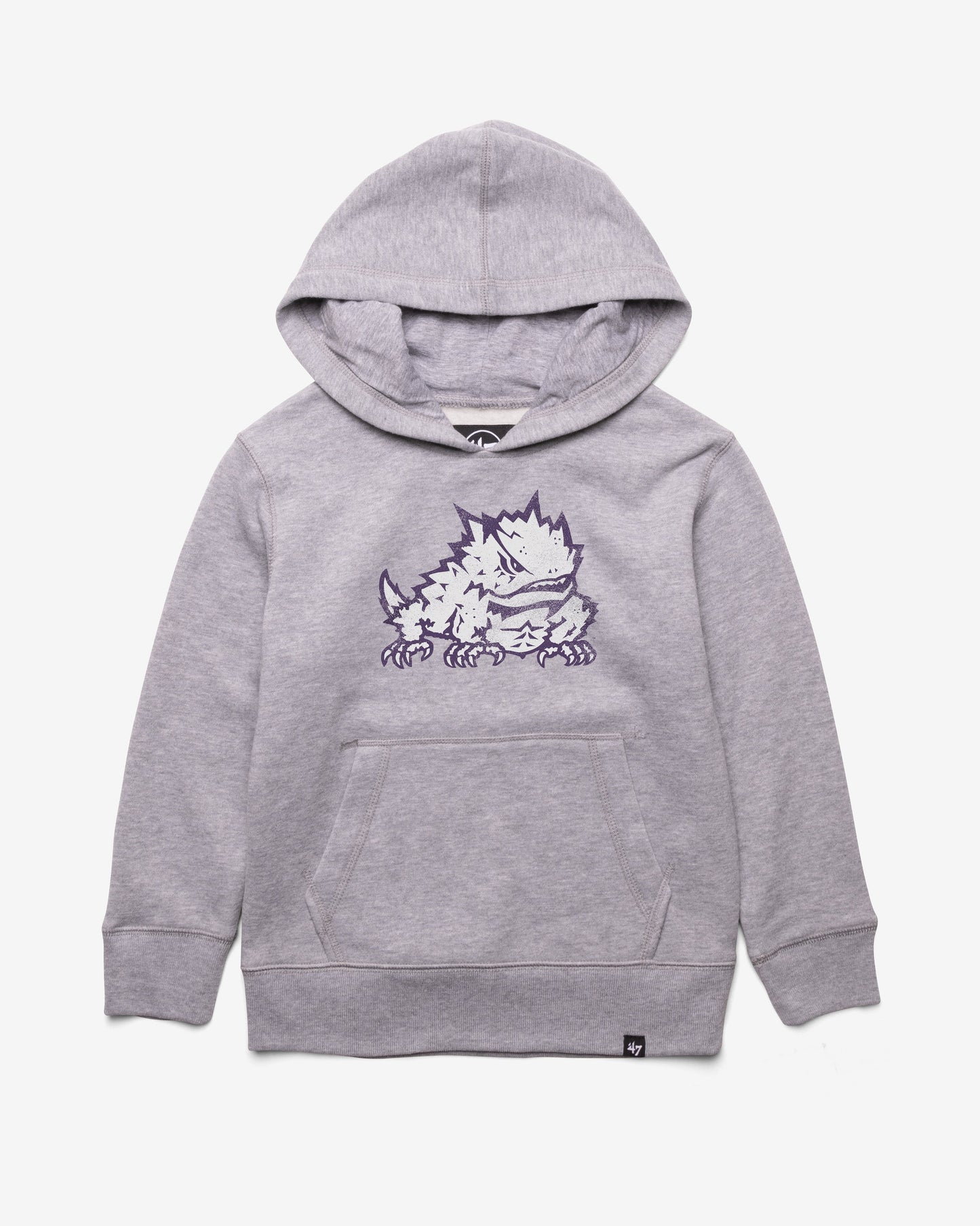 TEXAS CHRISTIAN HORNED FROGS DISTRESSED IMPRINT '47 KID'S HEADLINE HOOD
