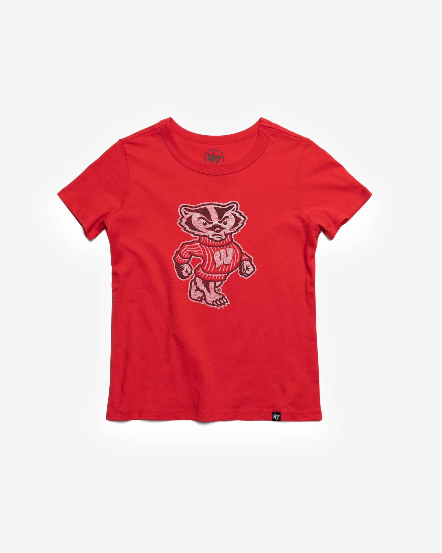 WISCONSIN BADGERS PREMIER '47 KID'S FRANKLIN TEE