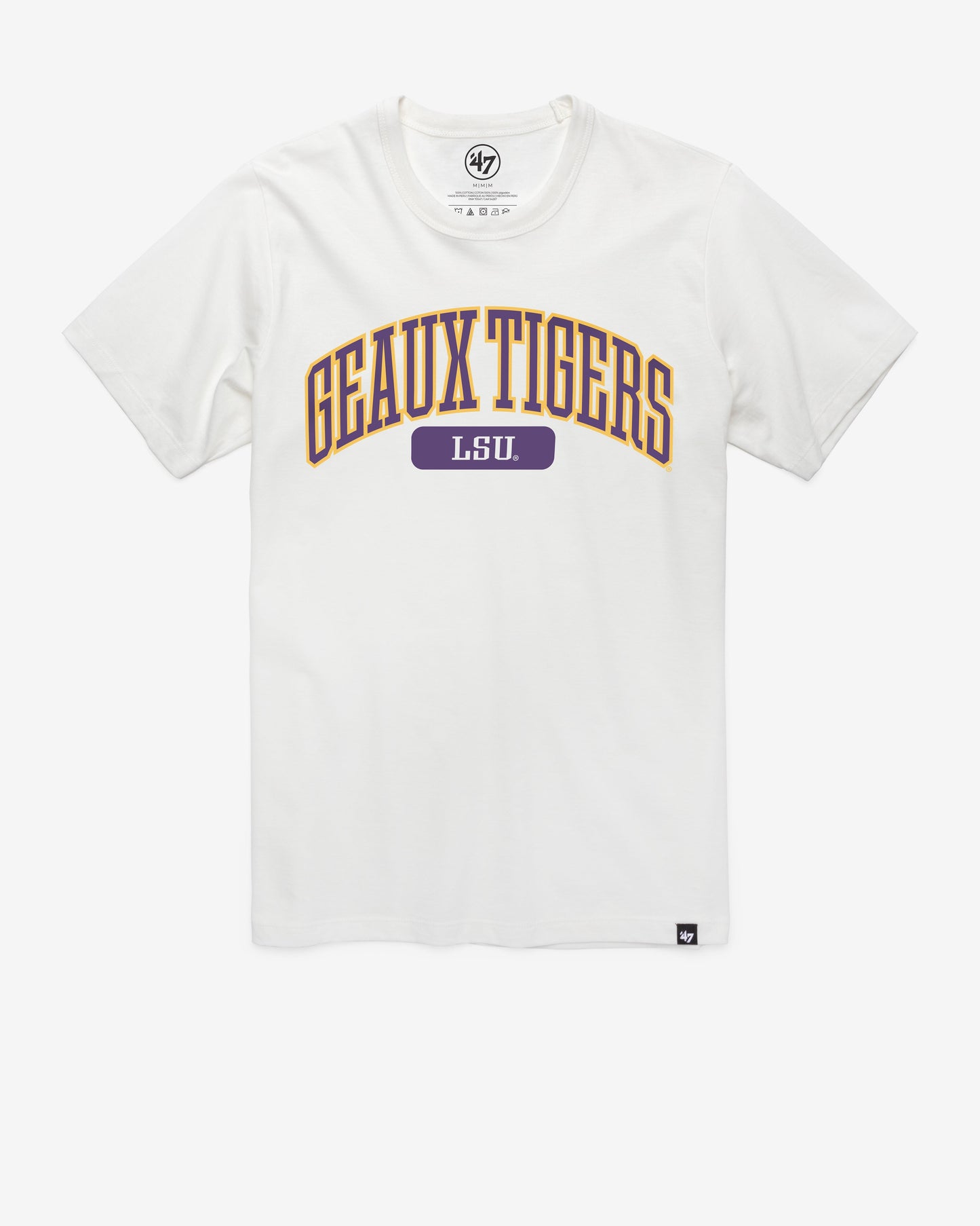 LOUISIANA STATE TIGERS LSU LOCAL ARCH '47 FRANKLIN TEE