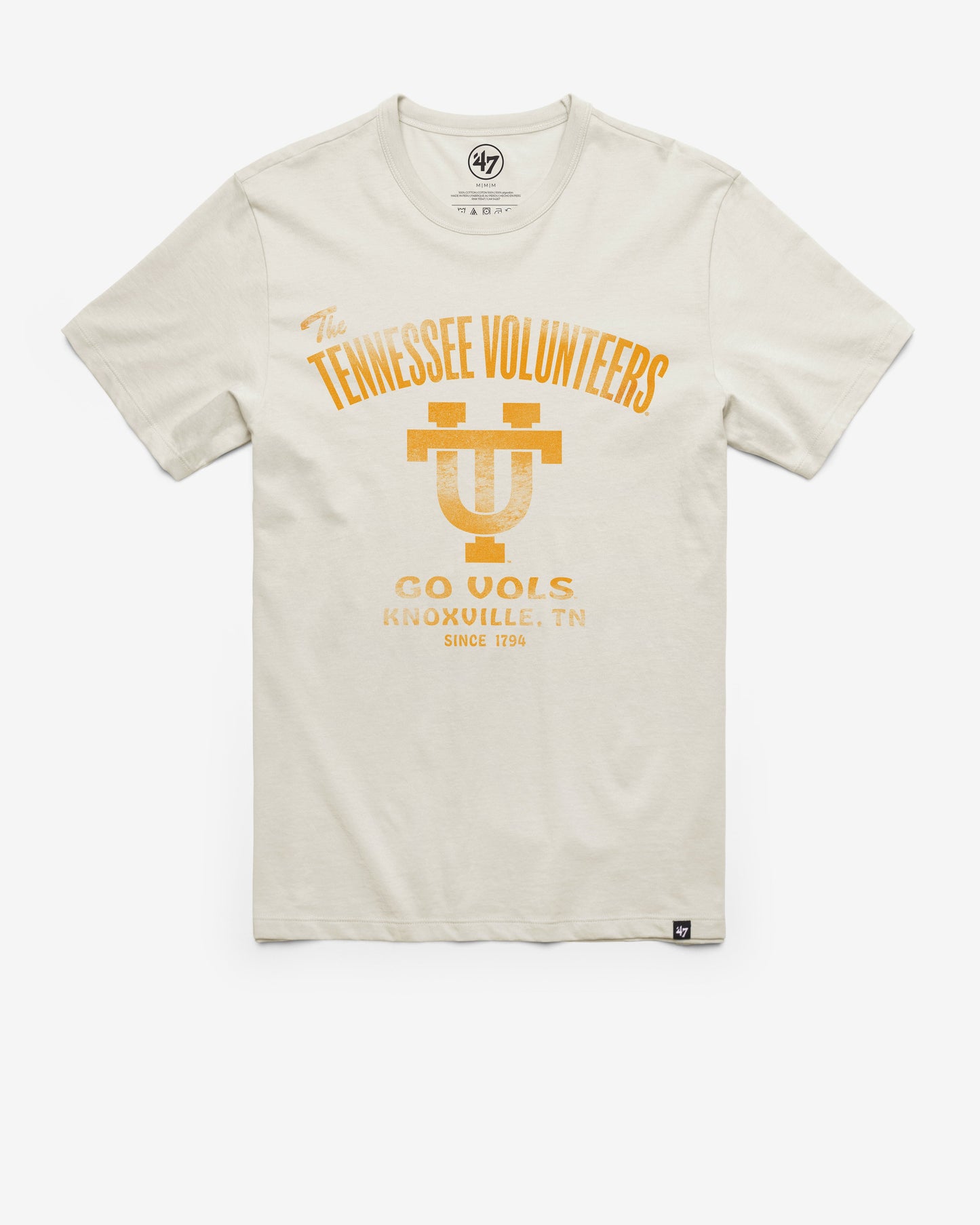 TENNESSEE VOLUNTEERS VINTAGE WIDE OPEN '47 FRANKLIN TEE