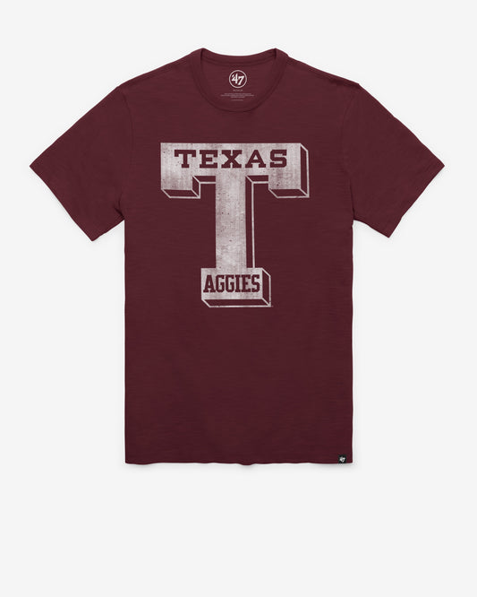 TEXAS A&M AGGIES VINTAGE GRIT '47 SCRUM TEE