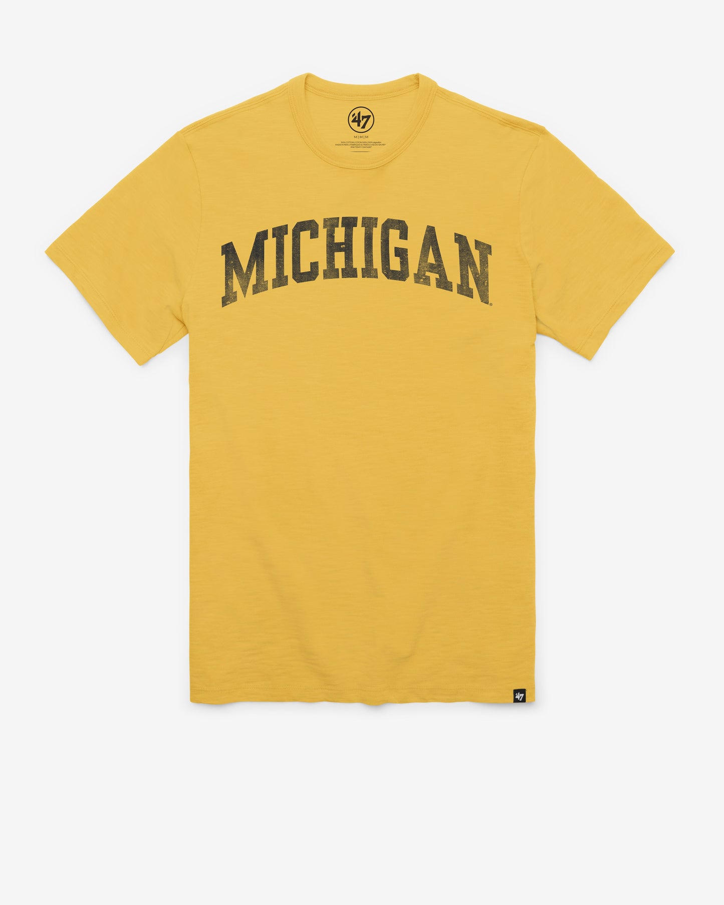 MICHIGAN WOLVERINES GRIT WORDMARK '47 SCRUM TEE