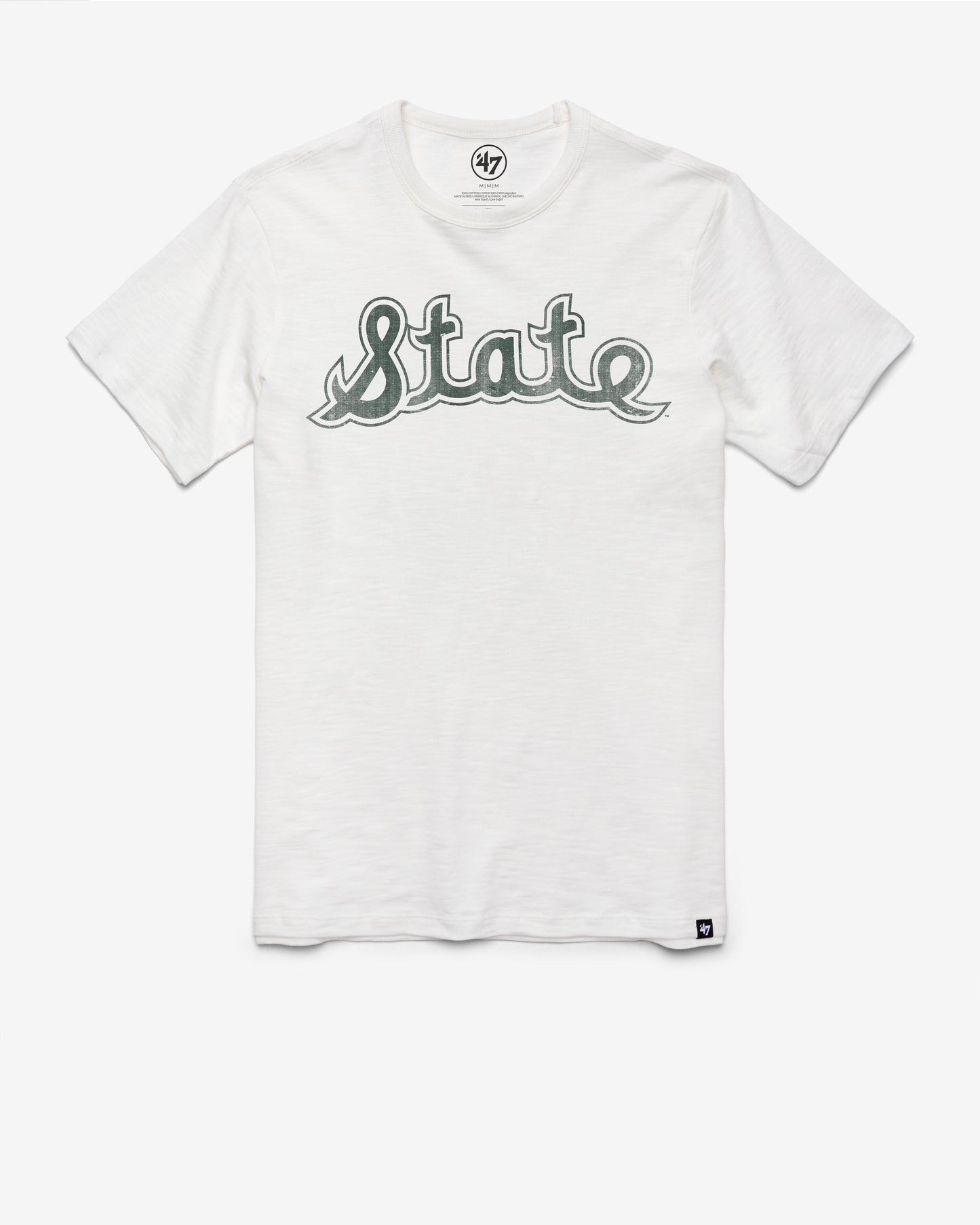 MICHIGAN STATE SPARTANS '47 VINTAGE GRIT SCRUM TEE