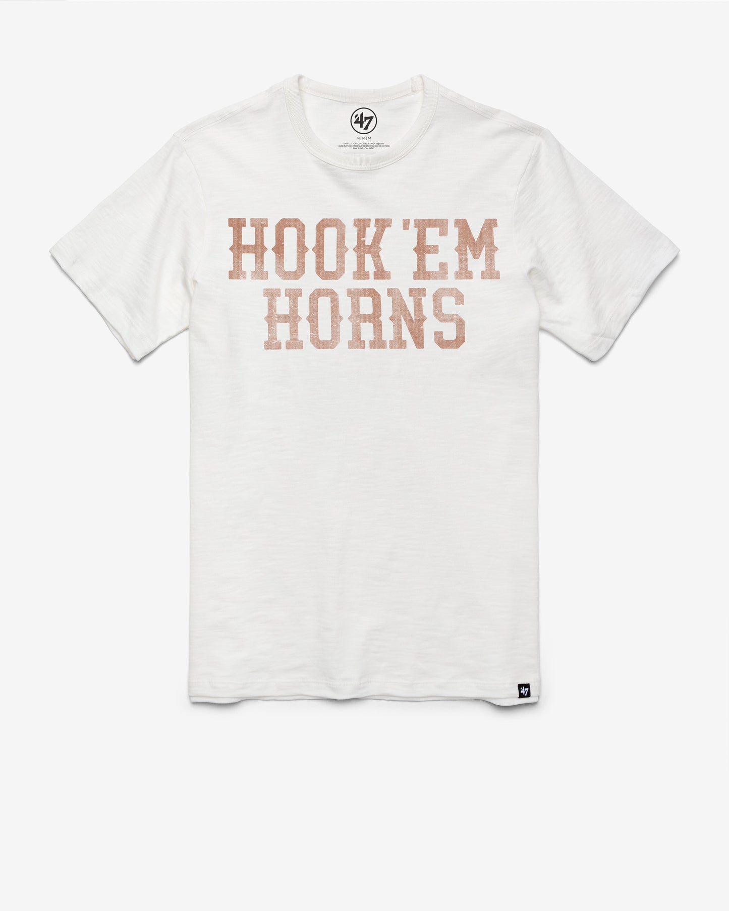 TEXAS LONGHORNS GRIT WORDMARK '47 SCRUM TEE