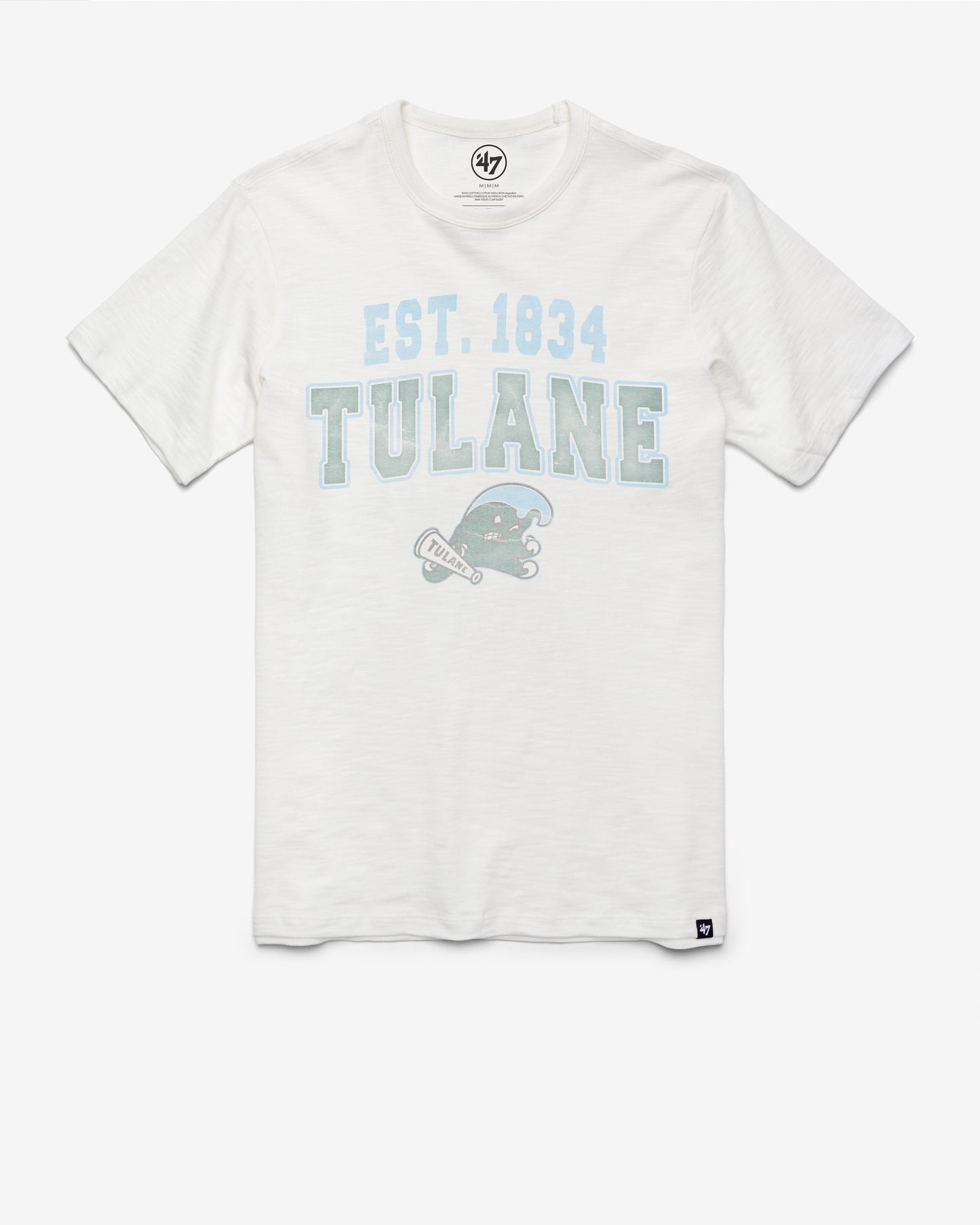 TULANE GREEN WAVE STADIUM WAVE '47 SCRUM TEE