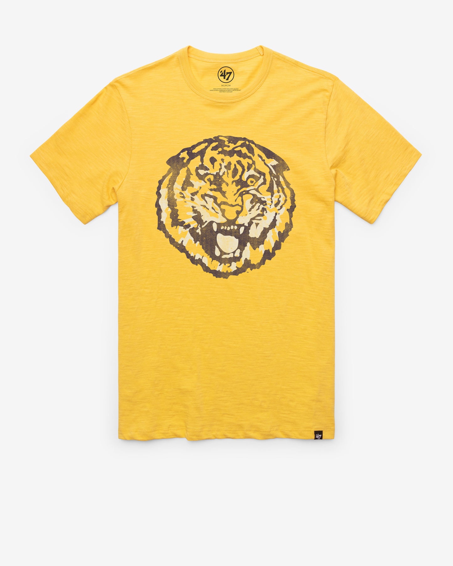 LOUISIANA STATE TIGERS LSU VINTAGE GRIT '47 SCRUM TEE
