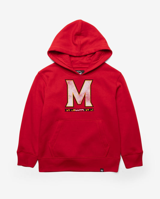 MARYLAND TERRAPINS DISTRESSED IMPRINT '47 KID'S HEADLINE HOOD