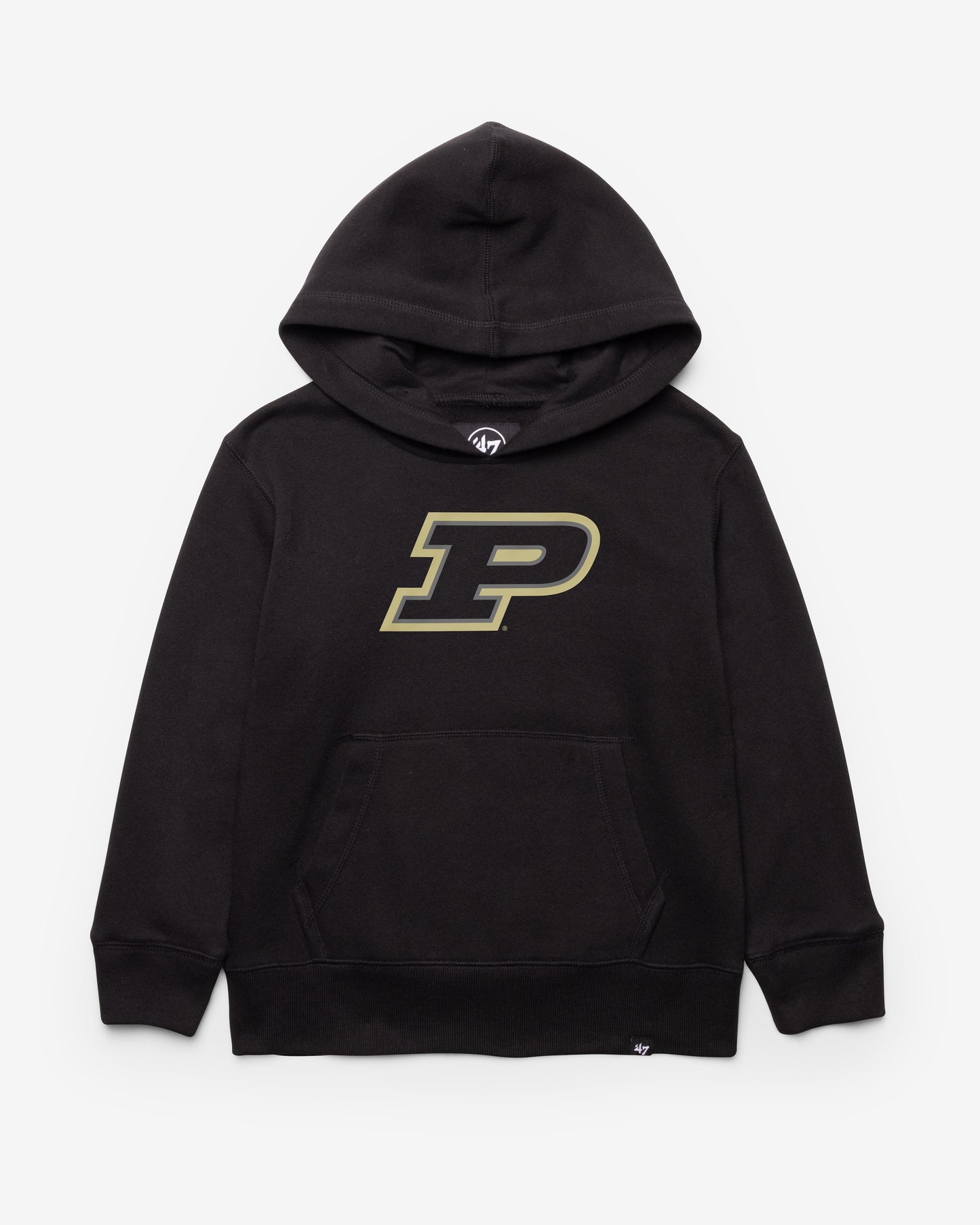 PURDUE BOILERMAKERS DISTRESSED IMPRINT '47 KID'S HEADLINE HOOD