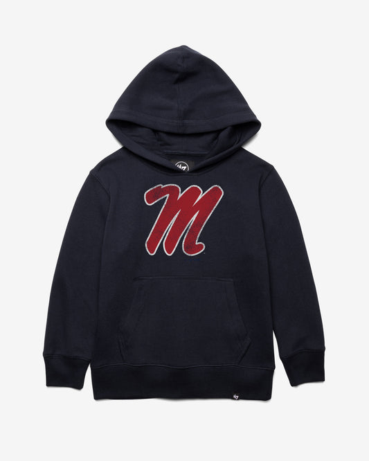 MISSISSIPPI REBELS DISTRESSED IMPRINT '47 KID'S HEADLINE HOOD