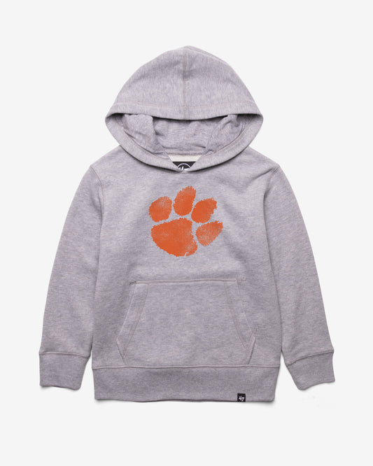 CLEMSON TIGERS DISTRESSED IMPRINT '47 KID'S HEADLINE HOOD