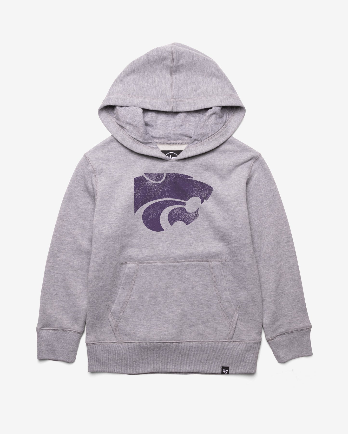 KANSAS STATE WILDCATS DISTRESSED IMPRINT '47 KID'S HEADLINE HOOD
