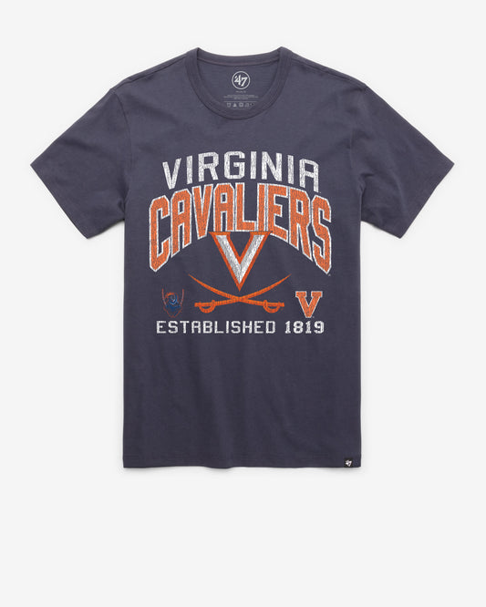 VIRGINIA CAVALIERS TURNED UP '47 FRANKLIN TEE