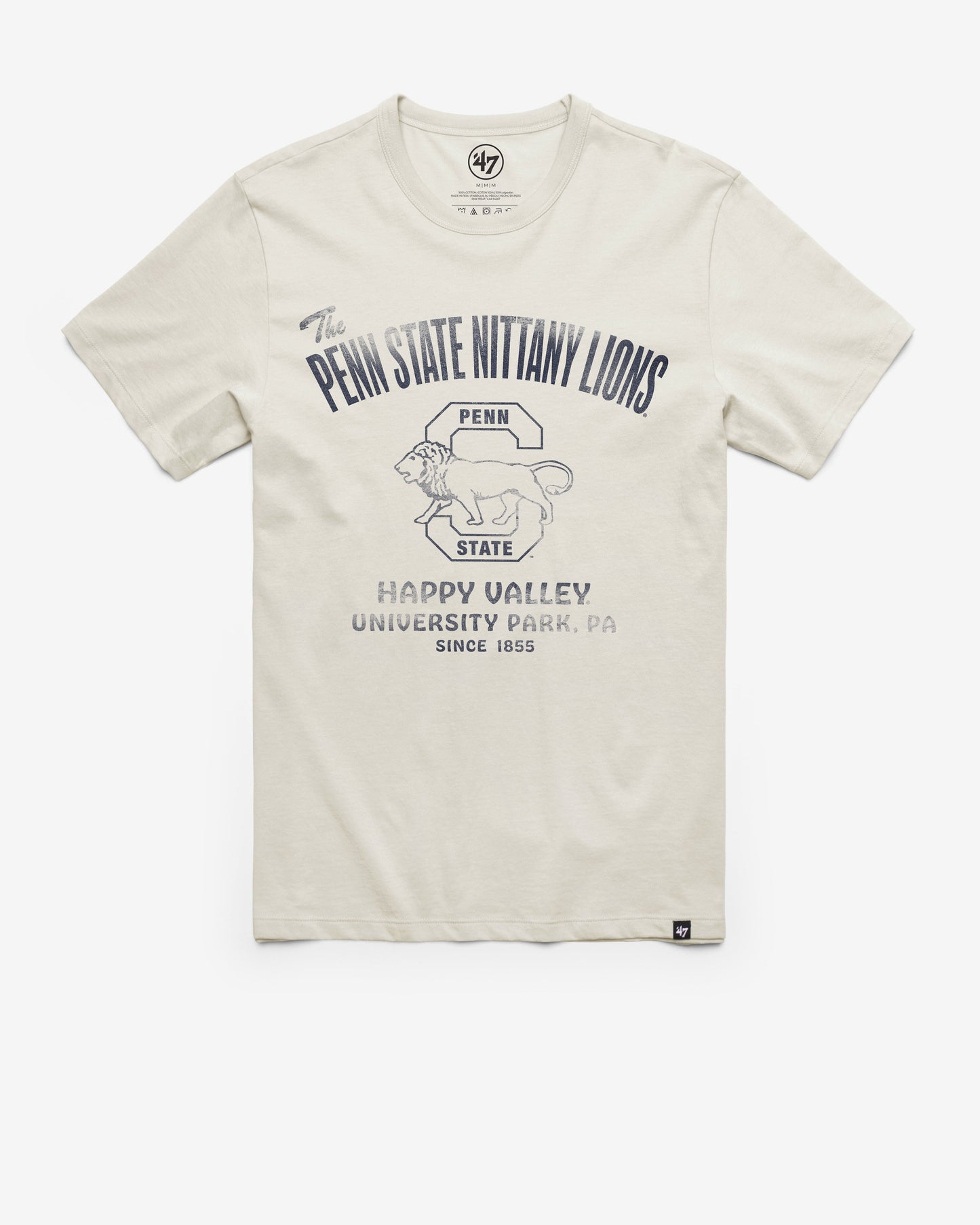 PENN STATE NITTANY LIONS VINTAGE WIDE OPEN '47 FRANKLIN TEE