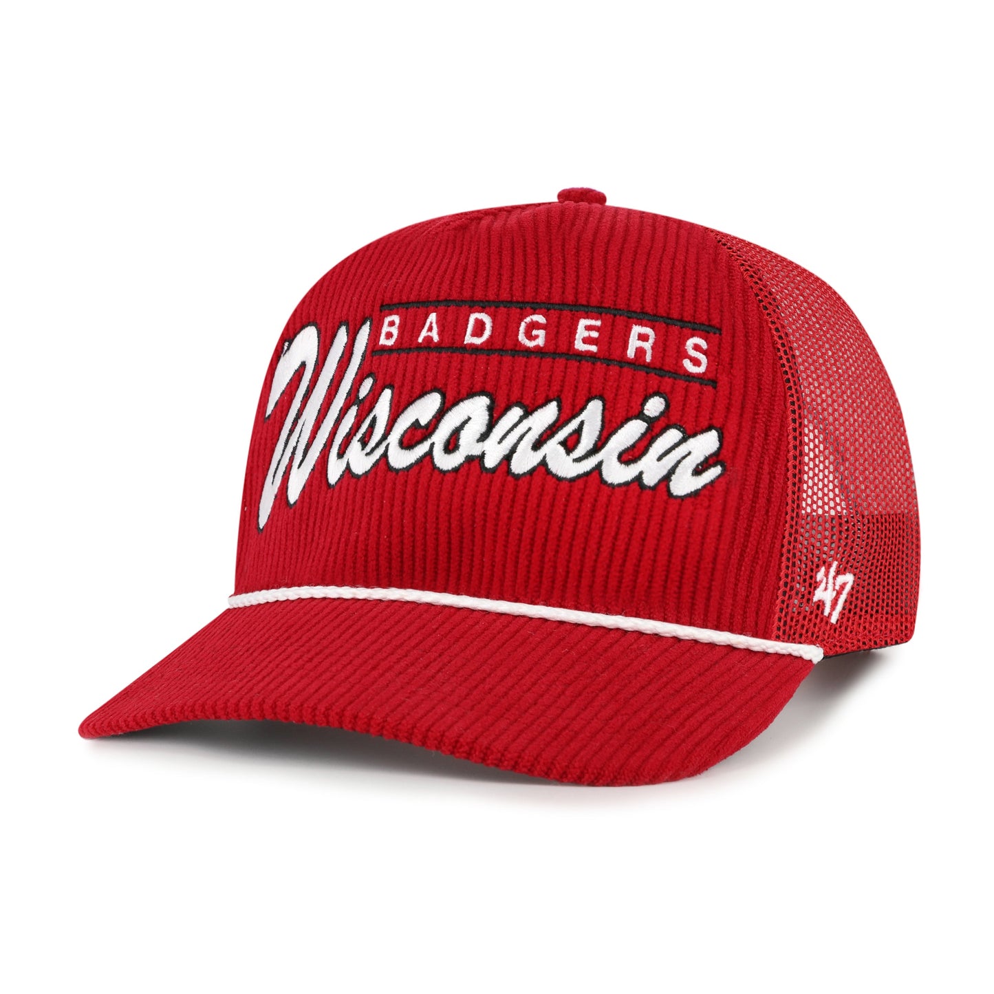 WISCONSIN BADGERS DOUBLE HEADER MESH '47 HITCH RF RELAXED FIT