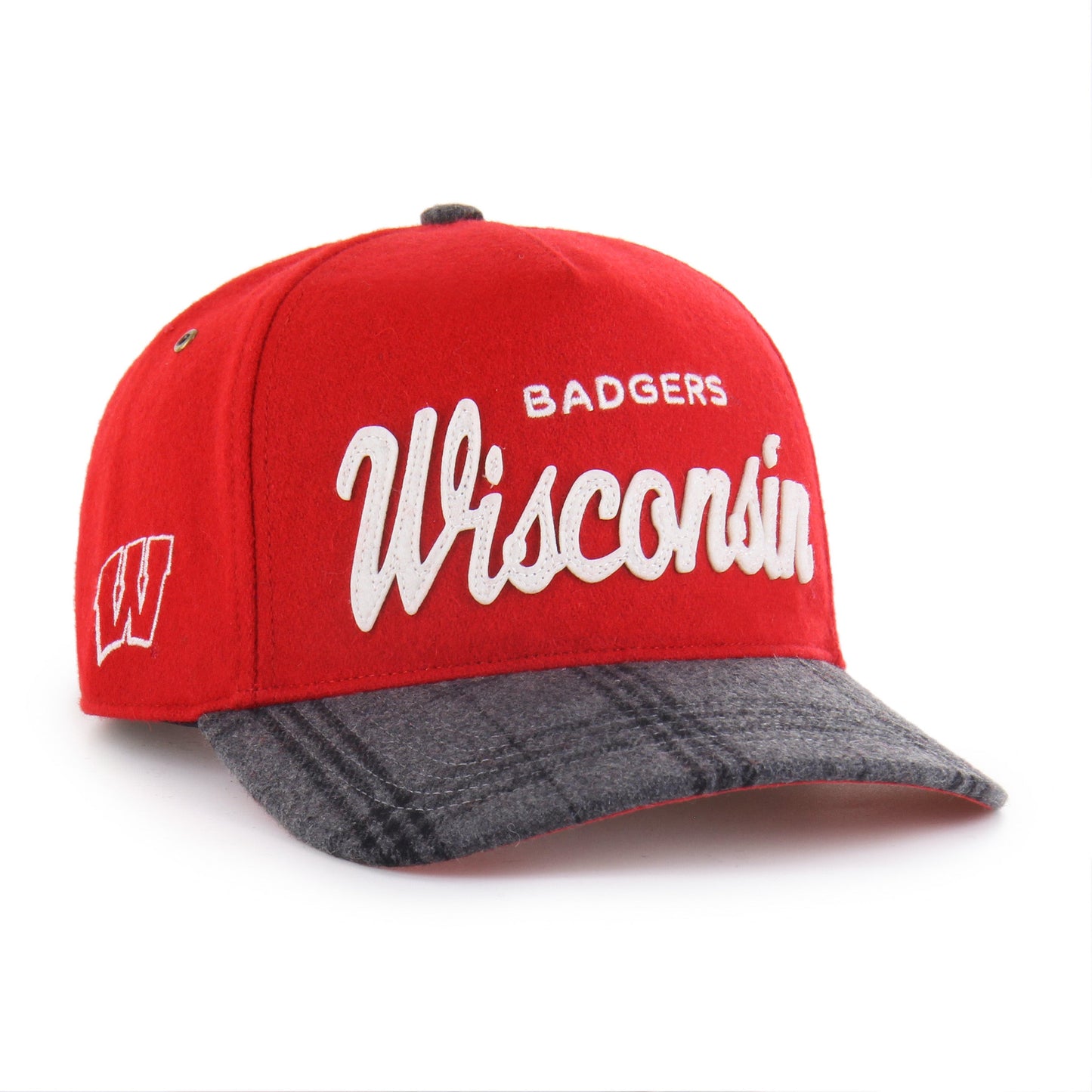 WISCONSIN BADGERS WINDOWPANE PLAID '47 HITCH RF RELAXED FIT